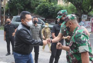 Dandim 0410/KBL Sambut Kunjungan Kasad Jenderal TNI Dudung Abdurachman di Bandar Lampung