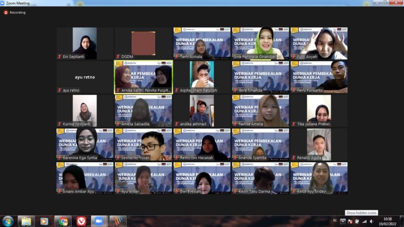 Kampus The Best di Indonesia ini Gelar Webinar Pembekalan Dunia Kerja terhadap Calon Wisudawan