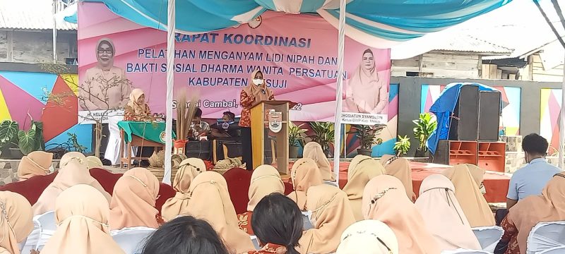 Ketua DWP Mesuji Gelar Rakor di Taman Wisata Cambai