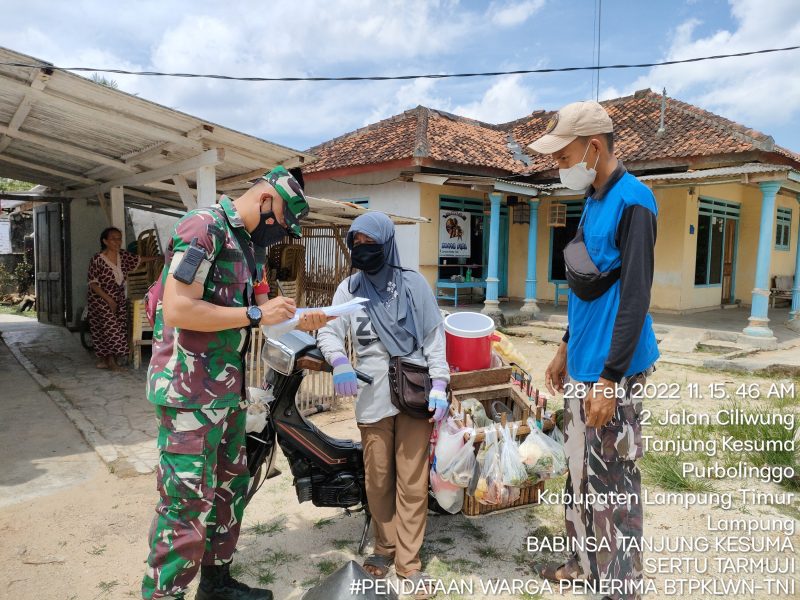 Kodim 0429/Lamtim Akan Berikan Bantuan Kepada 10.000 BTPKLWN