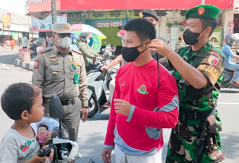 Masifkan Kepatuhan Protokol Kesehatan Tiga Pilar di Bojonegoro Terus Bergerak