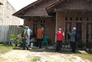 Babinsa Koramil 410-01/Panjang Dampingi Tim Tracer Lakukan Tracing di Wilayah Binaan