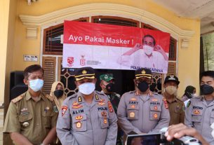 Polda Lampung Pantau Optimalisasi Vaksinasi COVID-19 di Lampung Timur