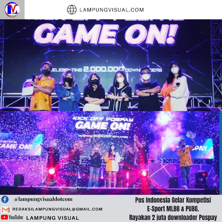 Rayakan 2 Juta Downloader Pospay, Pos Indonesia gelar Kompetisi E-Sport