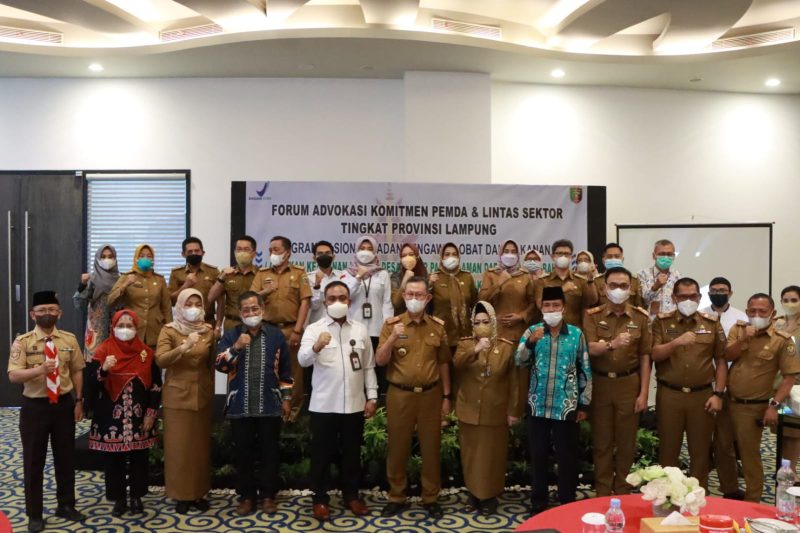 Sekdaprov Lampung Buka Forum Advokasi Komitmen Pemda dan Lintas Sektor Tingkat Provinsi Lampung Program Nasional BPOM