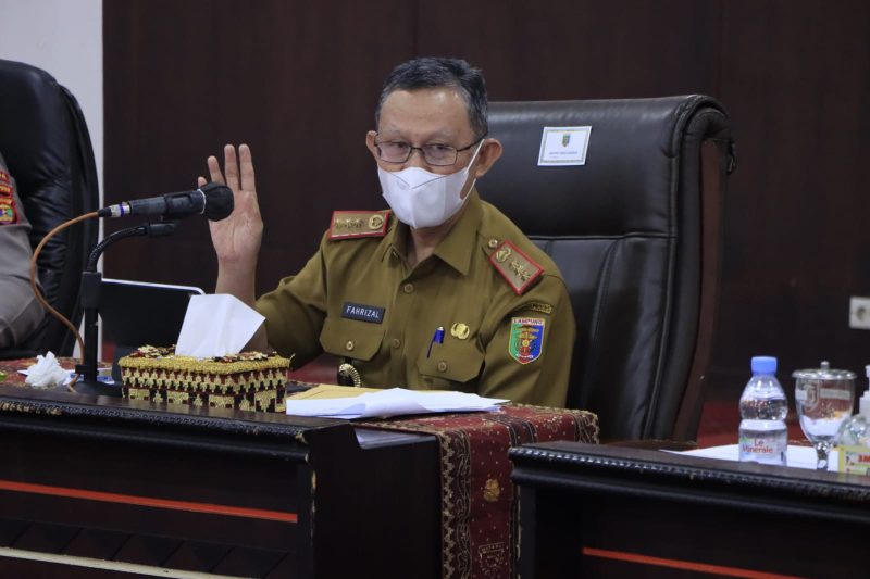 Sekdaprov Pimpin Rapat Koordinasi Antisipasi Penyebaran Omicron