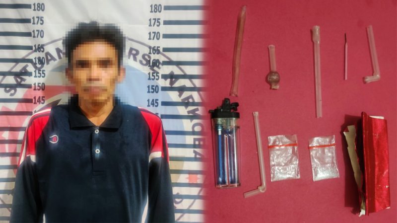 Seorang Sopir Ditangkap Polres Tulang Bawang Kedapatan Bawa Sabu