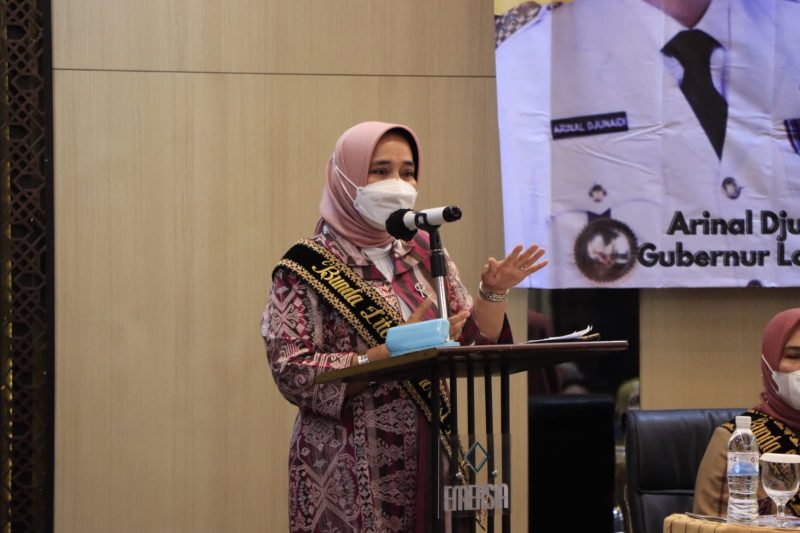 Tingkatkan Budaya Literasi, Bunda Literasi Provinsi Lampung harapkan Peran Serta Bunda Literasi Kabupaten/Kota