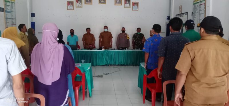 Validasi Data BLT dana Desa Kota Raman Dihadiri Babinsa