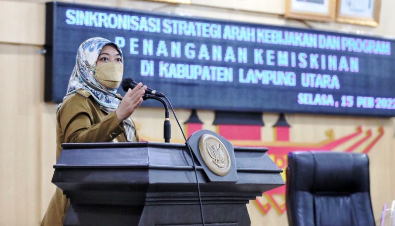 Wagub Lampung Ajak Pemkab Lampung Utara Tangani Kemiskinan