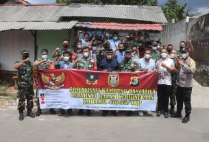Anggota Koramil 410-05/TKP Laksanakan Sosialisasi Kampung Pancasila di Wilayah Kelurahan Gedong Air