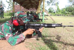 Asah Kemampuan Prajurit, Kodim 0410KBL Laksanakan Latbak Jatri TW I TA 2022