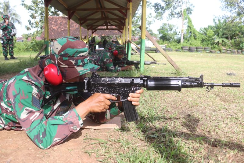 Asah Kemampuan Prajurit, Kodim 0410KBL Laksanakan Latbak Jatri TW I TA 2022