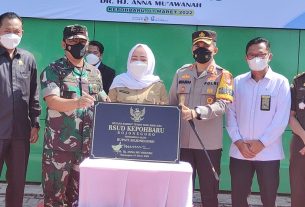 Bersama Jajaran Forkopimda, Dandim Bojonegoro Turut Menghadiri Peresmian RSUD Kepohbaru