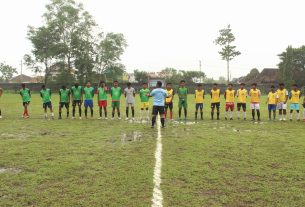 Dandim 0726/Sukoharjo pantau seleksi Sepak Bola Liga Santri Piala Kasad Kodim 0726/Sukoharjo