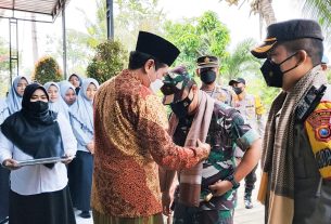 Dandim 0813 dan Kapolres Bojonegoro kunjungi Ponpes Sabilunnajah Desa Simorejo Kanor