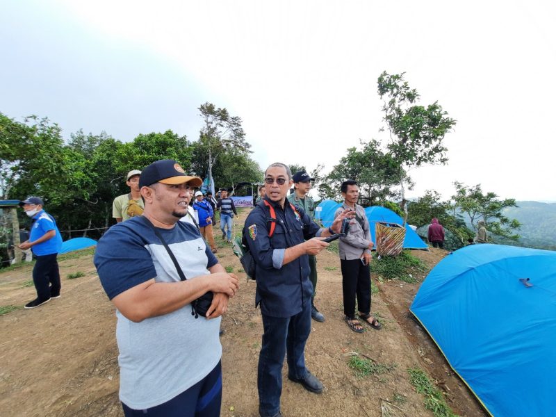 Dishut Lampung Gelar Kemah Bareng di Bukit Kendeng Pesawaran