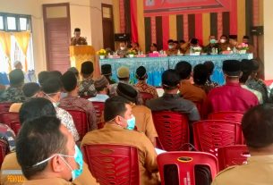 Dukung Program Pemerintah, Danramil 11/Woyla Timur Kirim Anggota lkuti Musrenbang Di Kecamatan
