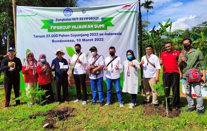 Upaya Menghijaukan Bumi Bersama 33.000 Pohon