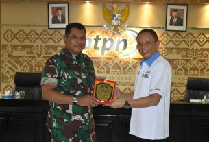 Danrem 043/Gatam Kunjungi PTPN VII Lampung.