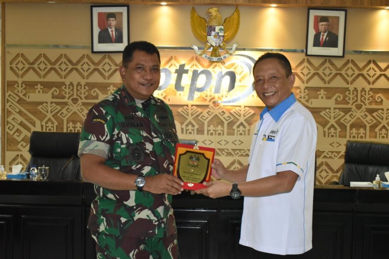 Danrem 043/Gatam Kunjungi PTPN VII Lampung.