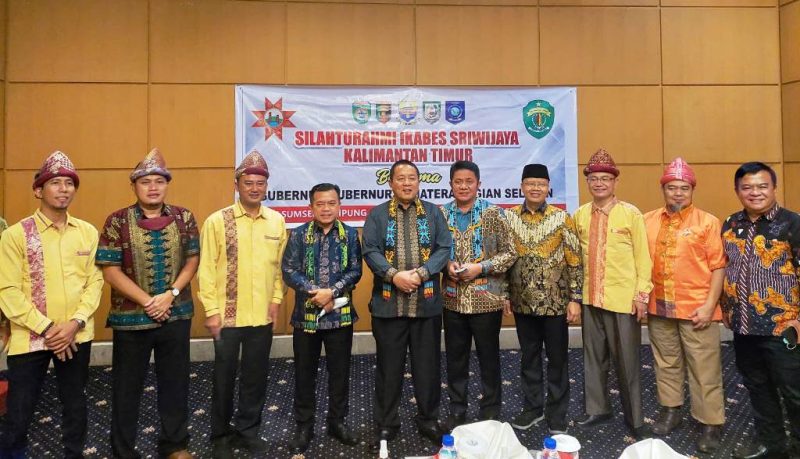 Gubernur Arinal Silaturahmi dengan Ikabes Sriwijaya di Kalimantan Timur