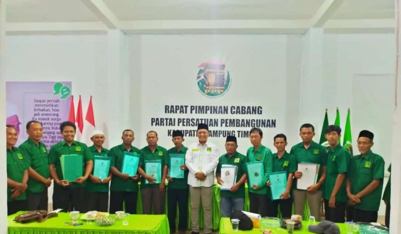 Guna Memperkuat Barisan, PAC PPP 24 Kecamatan Serahkan Formatur Kepengurusan Kepada DPC