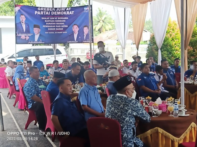 Ketua DPD Partai Demokrat Provinsi Lampung Sambangi Way Kanan