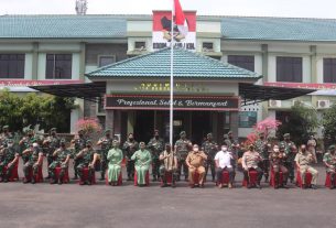 Kunjungan Di Kodim 0410/KBL, Danrem 043/Gatam Ingatkan Prajurit Untuk Hindari Pelanggaran