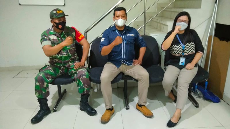 Patroli Prokes, Serma Yudhi Ajak Masyarakat Memakai Masker