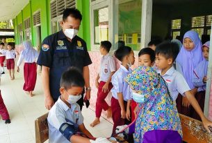 Percepat vaksinasi, Polres Lampung Utara turunkan tim supervisor