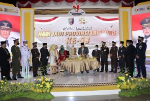 Peringati HUT Ke-58 Provinsi Lampung, Gubernur Arinal Paparkan Berbagai Capaian Pembangunan
