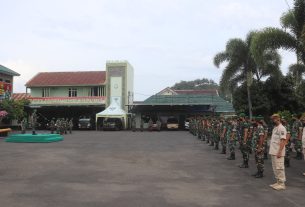 Pimpin Tradisi Korp Raport, Dandim Faisol Ingatkan Personel TNI Harus Siap Tugas Dimana Saja