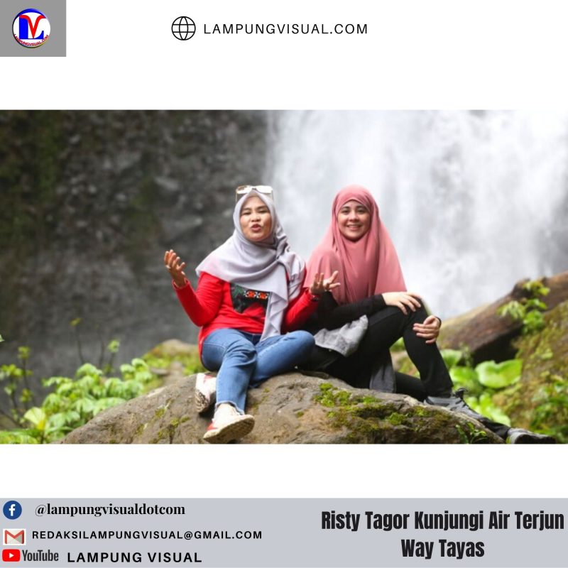 Risty Tagor Kunjungi Air Terjun Way Tayas