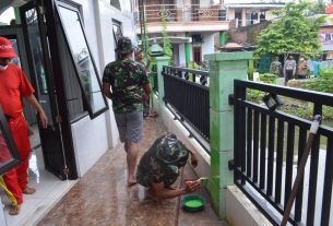 Sambut Ramadhan, Kodim Bojonegoro Gelar Karya Bakti Secara Serentak di 29 Lokasi