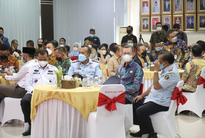 Sekdaprov Fahrizal Darminto Hadiri Sertijab Kepala Kantor Wilayah Kemenkumham Lampung