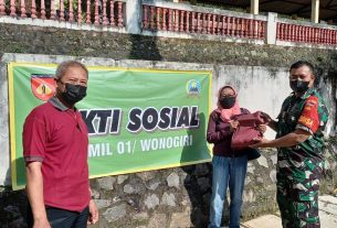 Selain Dampingi Warga Menerima Vaksin,Ini Yang dilakukan Babinsa Koramil 01/Wonogiri