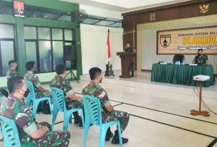 Tim Aspuantap Pusterad kunjungi Kodim 0813 Bojonegoro