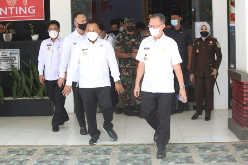 Fahrizal Mengunjungi Sekretariat Swasembada Gizi Lampung Selatan