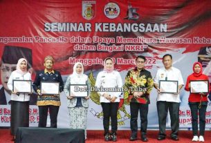 Wakil Ketua MPR RI Isi Seminar Kebangsaan Yang Di Gelar Oleh Bupati Winarti