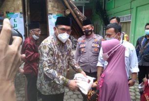 Wakili Gubernur, Kadis Sosial Lampung Resmikan Lumbung Beras Dhuafa di Ponpes Daarul Hikmah Gedung Meneng