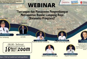 Webinar Metropolitan Bandarlampung Raya Taja ITERA, Ada Gubernur & Ketua APINDO