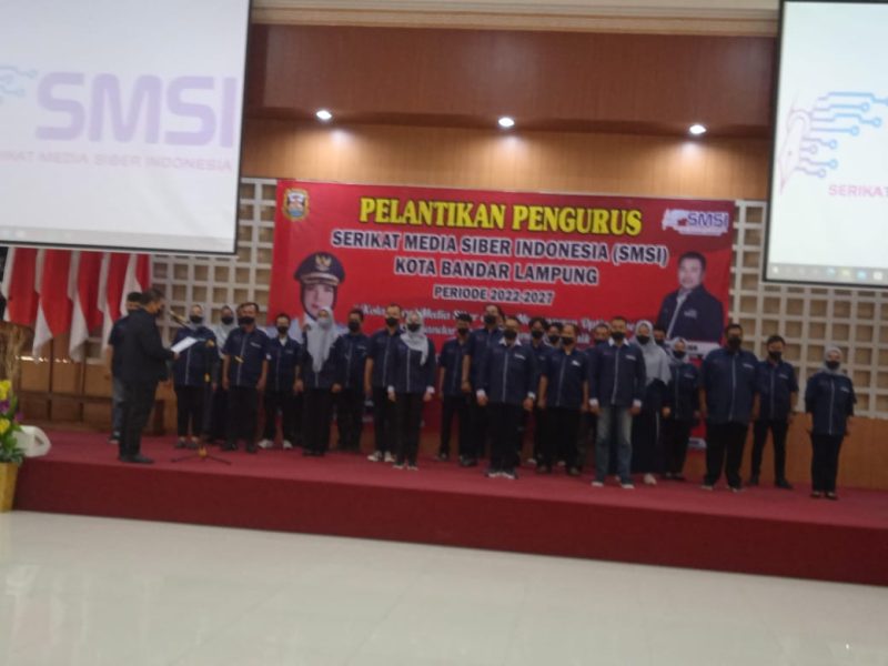 Doni Irawan lantik SMSI Bandar Lampung