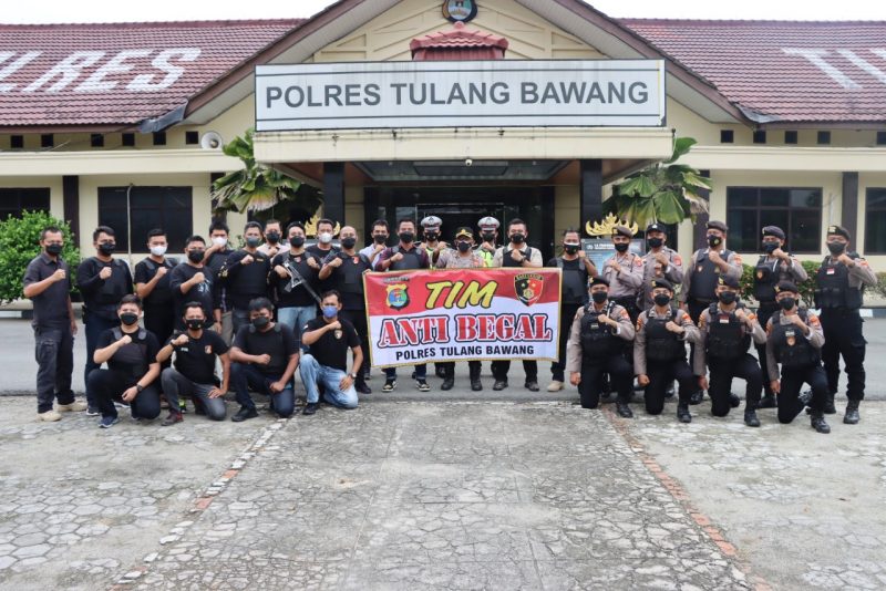 5 Titik Penempatan Tim Anti Begal Polres Tulang Bawang
