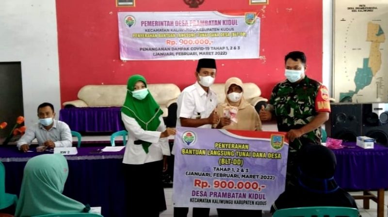 BULAN RAMADHAN BULAN PENUH BERKAH, BABINSA BERI RASA AMAN DALAM PENYALURAN BLT DD TH 2022