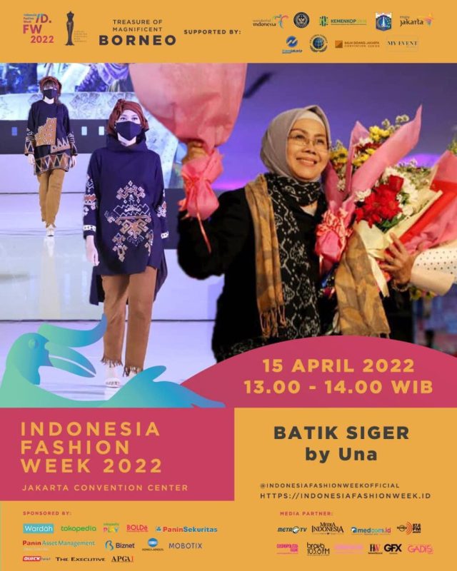 Batik Siger Una-Pelantikan APPMI Lampung di Indonesia Fashion Week 2022, 13-17 April