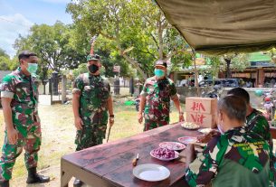 Berbagi kebaikan dibulan Ramadhan, Kodim Sragen Dirikan Dapur Umum