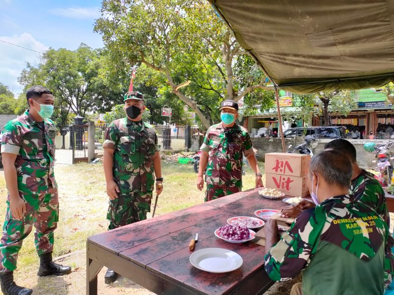 Berbagi kebaikan dibulan Ramadhan, Kodim Sragen Dirikan Dapur Umum