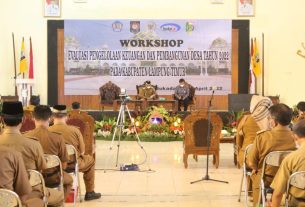 Bupati Lamtim Membuka Acara Workshop Kepala Desa Sekabupaten Lamtim