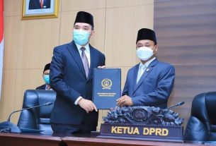 DPRD Sampaikan Rekomendasi atas LKPJ Bupati Muba Tahun Anggaran 2021